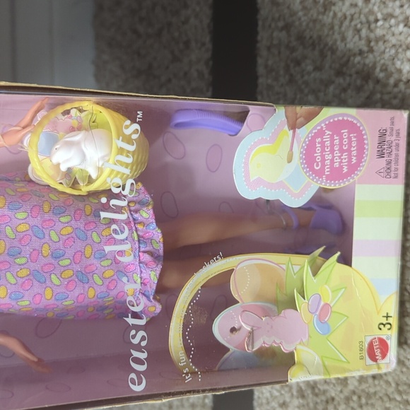 Barbie Easter Delights Doll with Pink and Yellow Dress - Picture 3 of 5